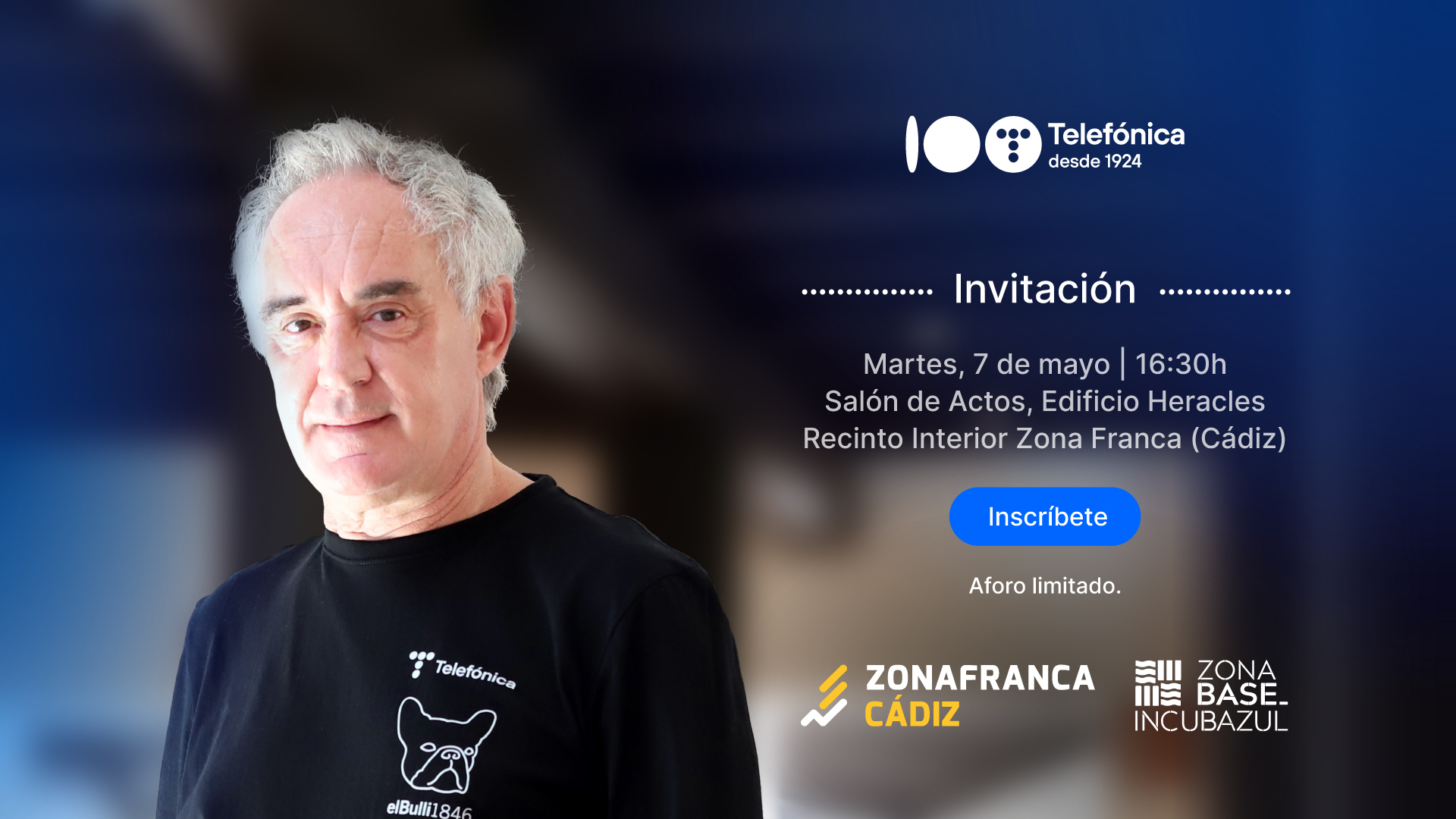 Gira Centenario Telefónica - Ferran Adriá en Cádiz