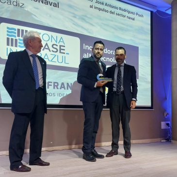 The Maritime Cluster of Cádiz recognizes innovation in the maritime sector of Incubazul with an award